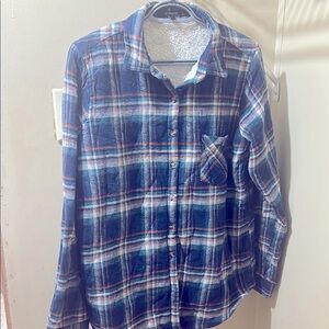 Blue Plaid Men's Shirt